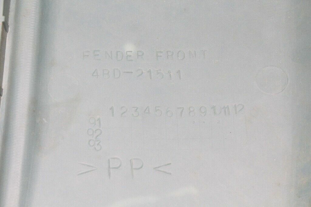 1992 Yamaha YFB250 TIMBERWOLF 2WD Fender Front and Rear OEM: 4BD-21611-01-00 4B