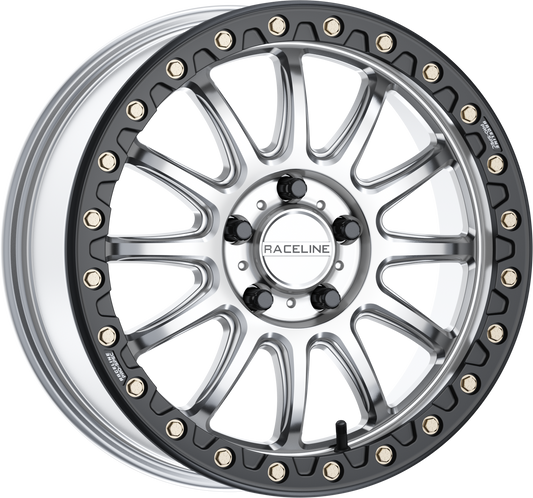 Alpha Beadlock Wheel Silver/Black