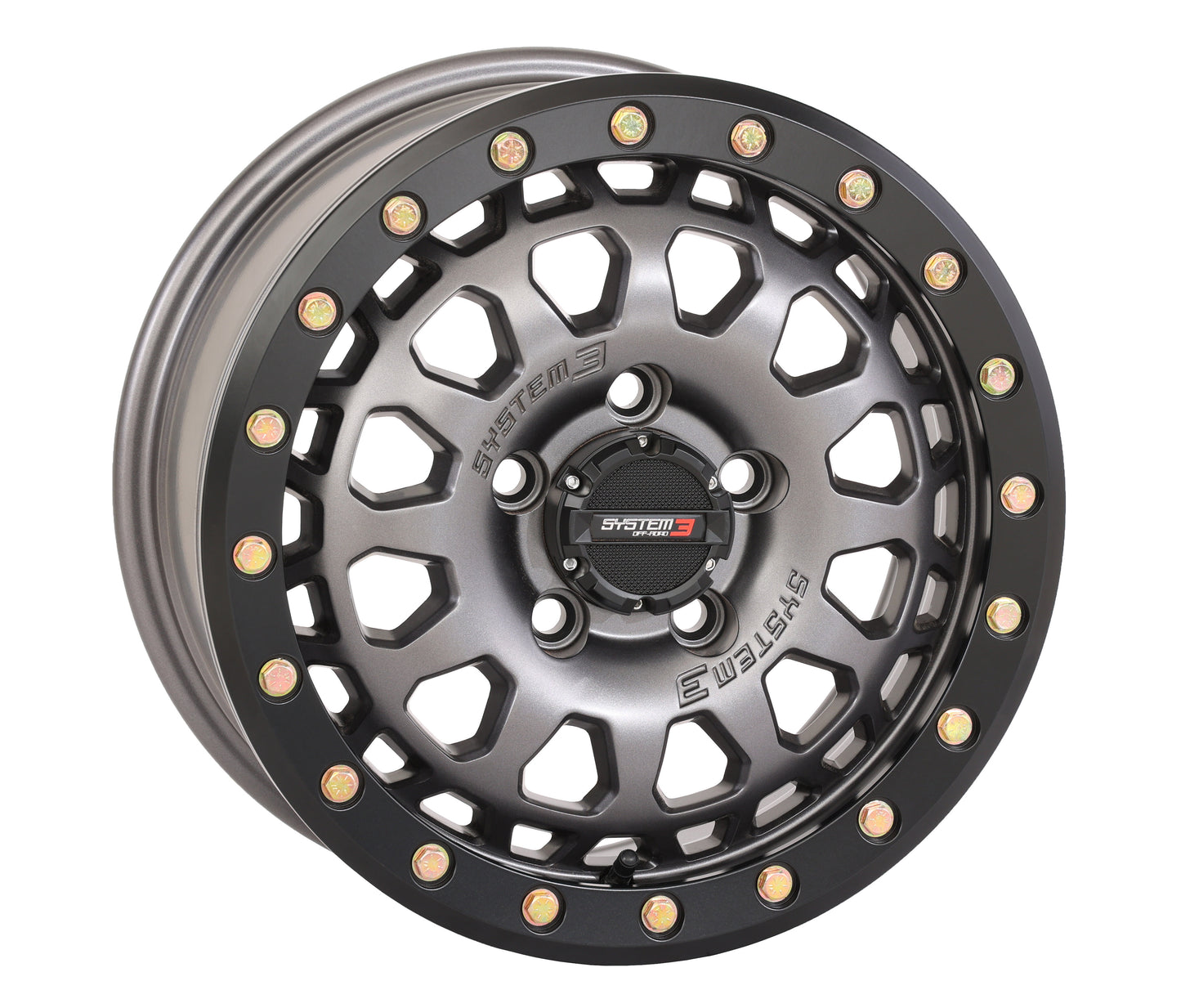 SB6 Beadlock Wheel Matte Gun Metal Grey