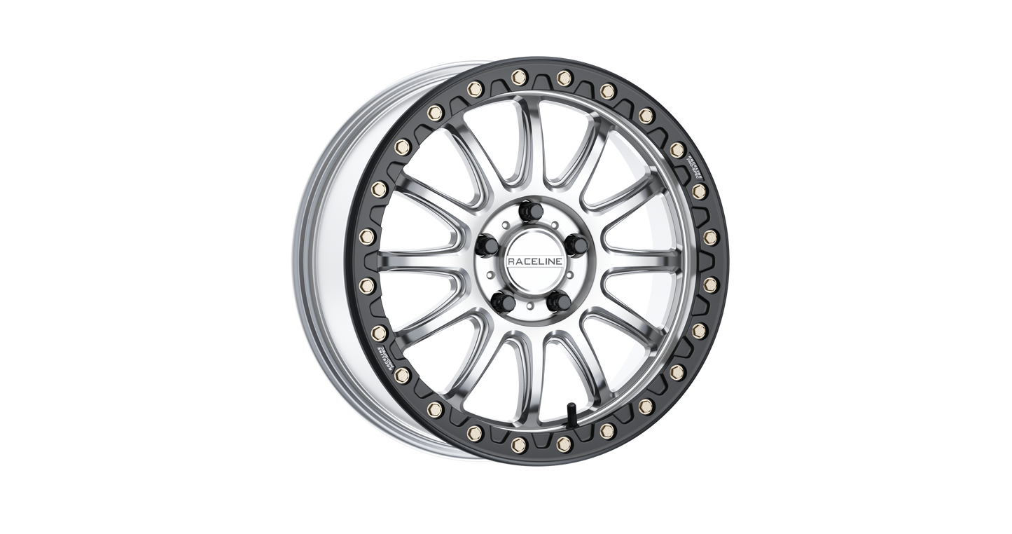 Alpha Beadlock Wheel Silver/Black