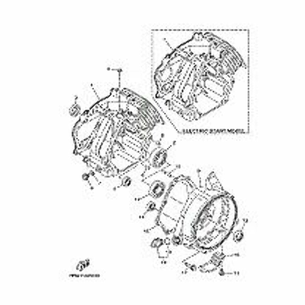 Yamaha  CRANKCASE COVER GASKET 7HD-E5451-00-00