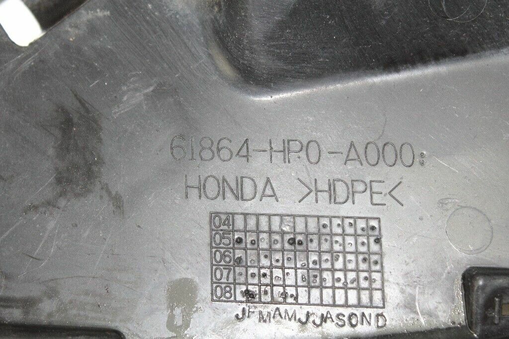 2009 HONDA Foreman Rubicon 500 Splash Gaurd Front Left OEM: 61864-HP0-A00