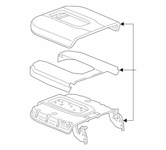 2022 CHEVROLET SILVERADO 3500 PICKUP Console Armrest 84507093
