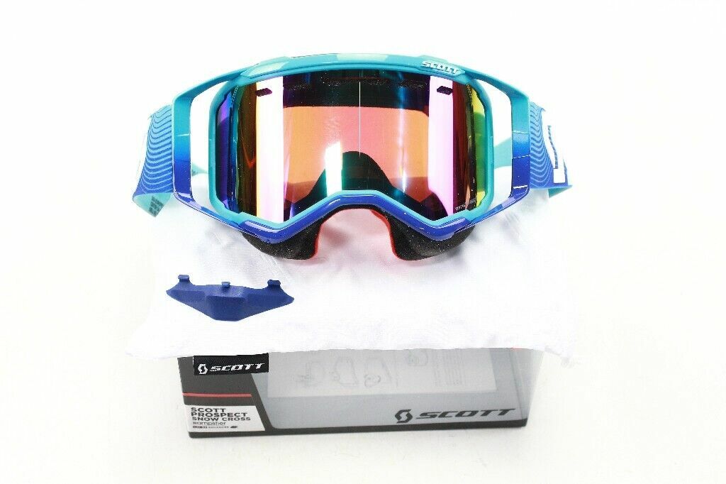 SCOTT  PROSPECT SNWCRS GOGGLE BL/WHT ENHANCER TEAL OEM: 51-1936