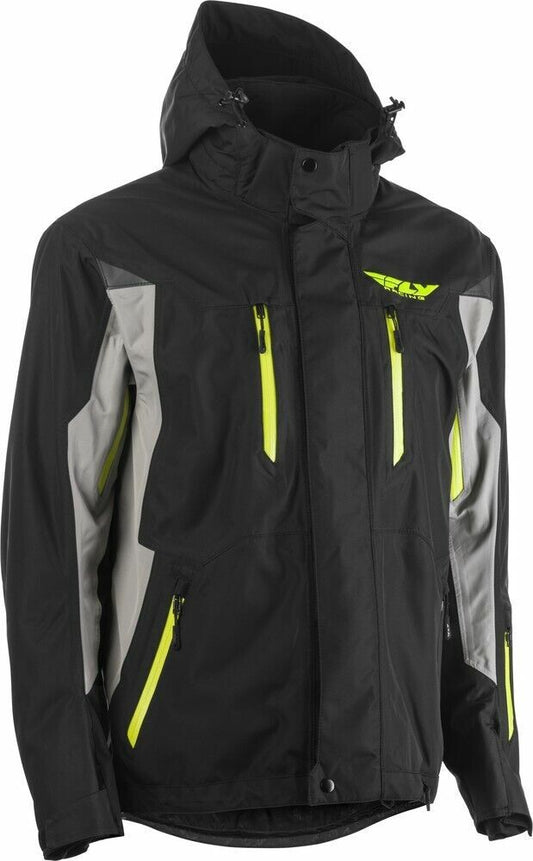 FLY INCLINE JACKET GREY/BLACK LG OEM: 470-4102L